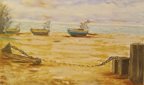 Sopot - Dawna plaza Przystani Rybakow